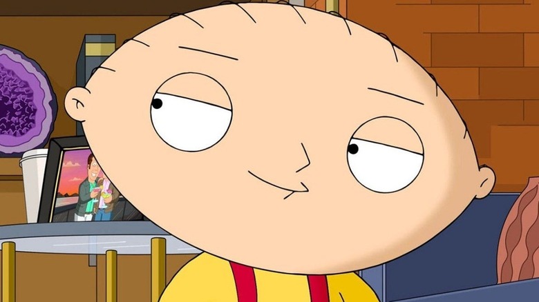 Stewie smiling Family Guy