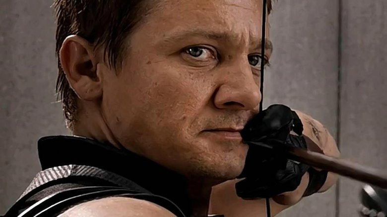 Jeremy Renner as Hawkeye in Avengers