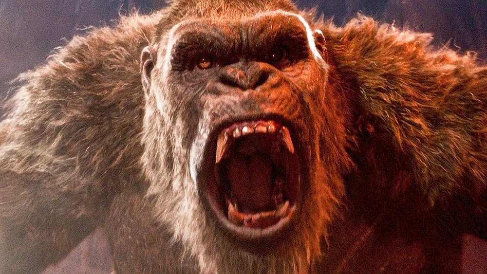 King Kong roaring in Godzilla vs. Kong