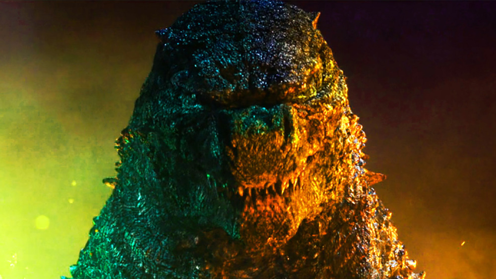 Godzilla leers at Kong