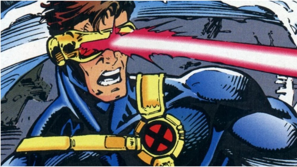 Scott Summers, AKA Cyclops, unleashing his optic blast