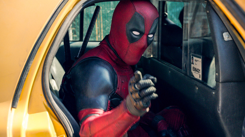Deadpool in the cab