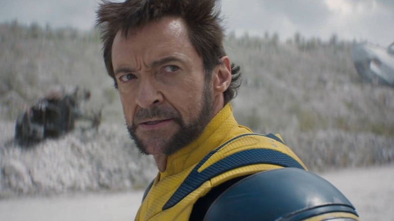 Wolverine looking over shoulder