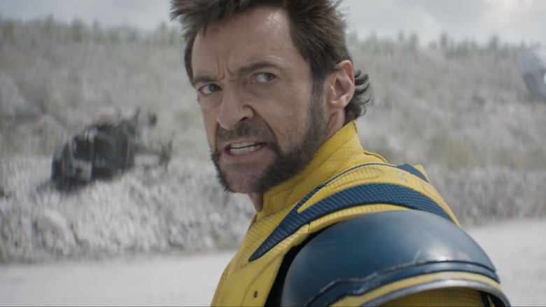Wolverine glowering