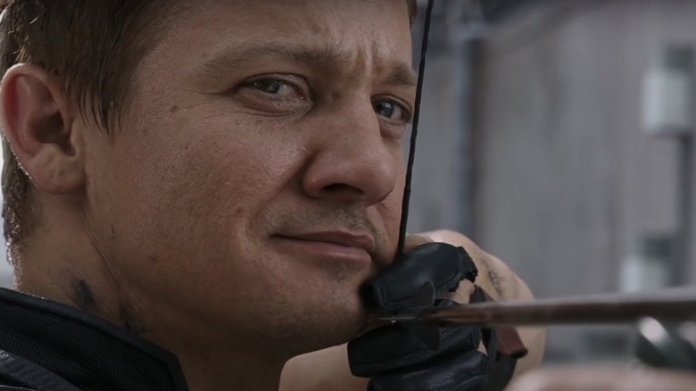 Jeremy Renner as Hawkeye in "Marvel's The Avengers"