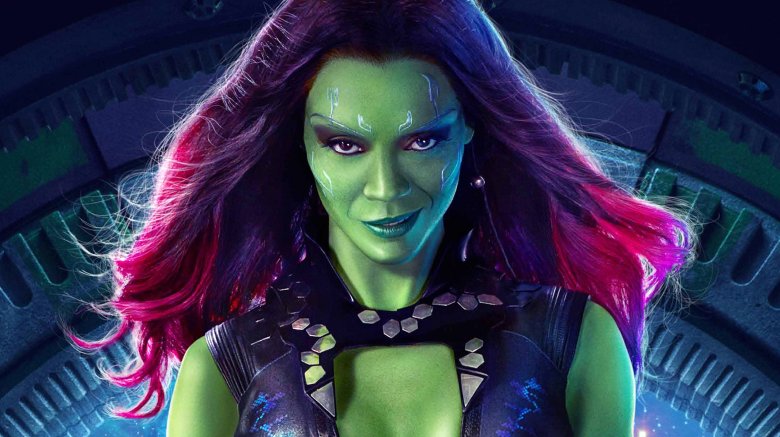 Zoe Saldana as Gamora Guardians of the Galaxy