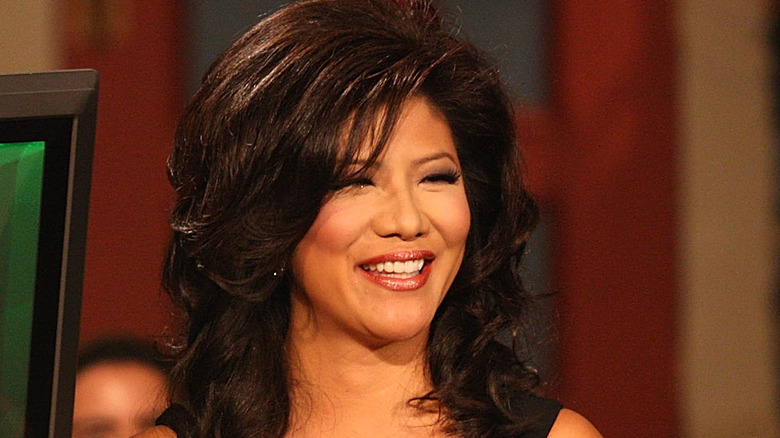 Julie Chen, the host of "Big Brother," at the Season 10 finale.
