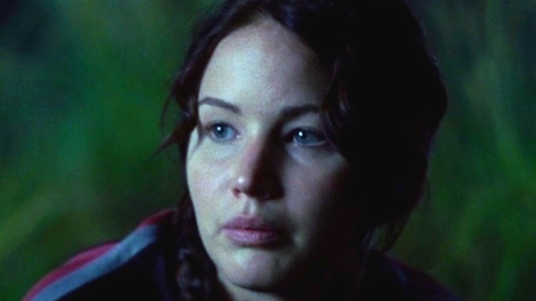 Katniss Everdeen looking away