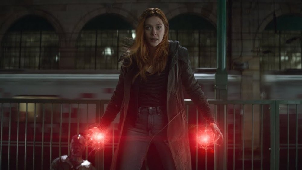 Elizabeth Olson as Scarlet Witch in Avengers: Infinity War