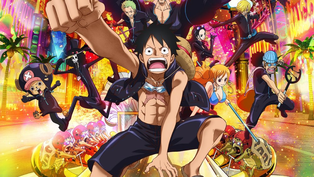Monkey D. Luffy and the Straw Hat Pirates in One Piece Film: Gold