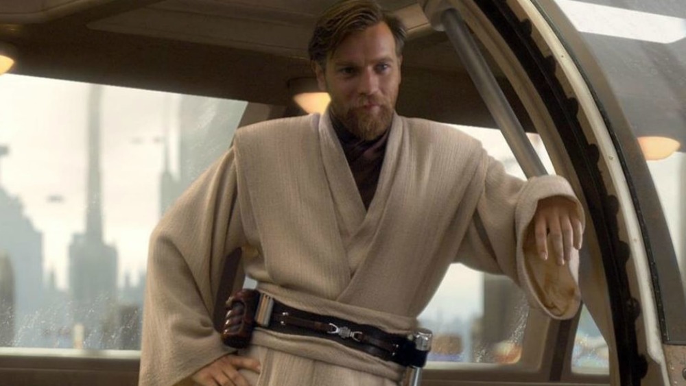 Obi-Wan Kenobi leaning
