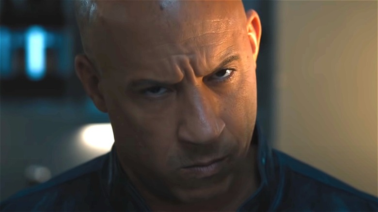 Vin Diesel serious face in 'F9'