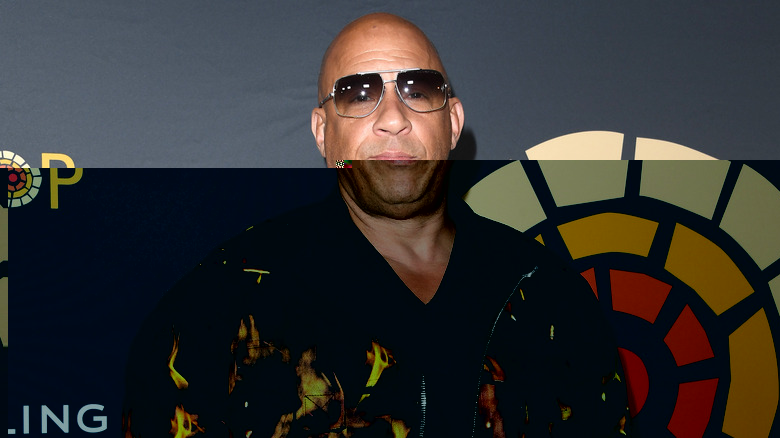 Vin Diesel wearing glasses