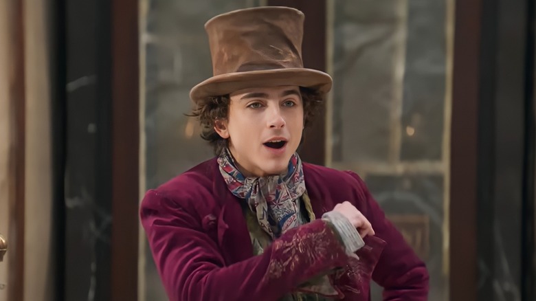 Timothy Chalamet as Willy Wonka