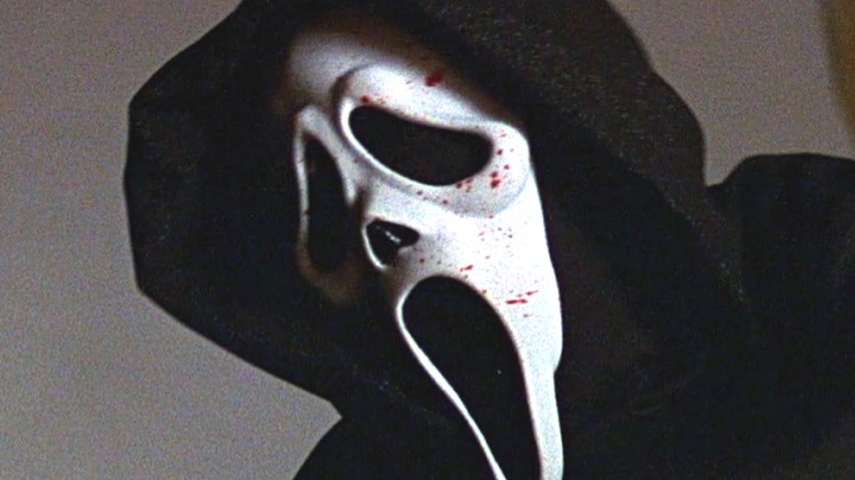 Ghostface with bloody mask