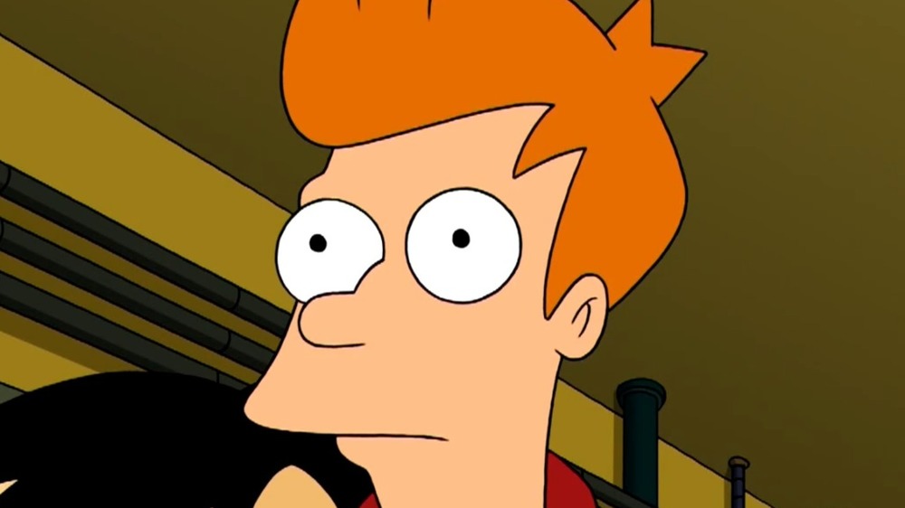 Futurama Fry is shocked