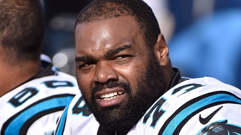 Michael Oher smiling