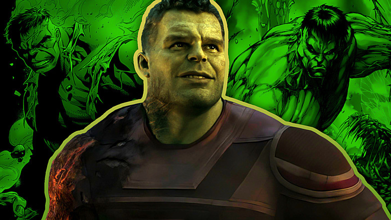 Movie Hulk with comic book versions