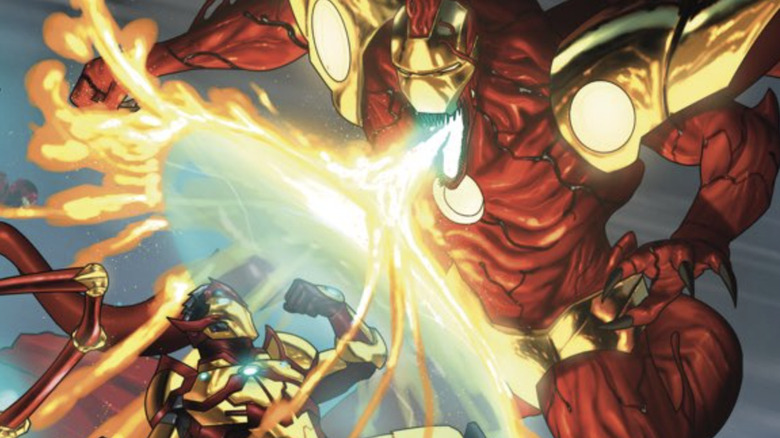 Iron Man's anti-symbiote armor