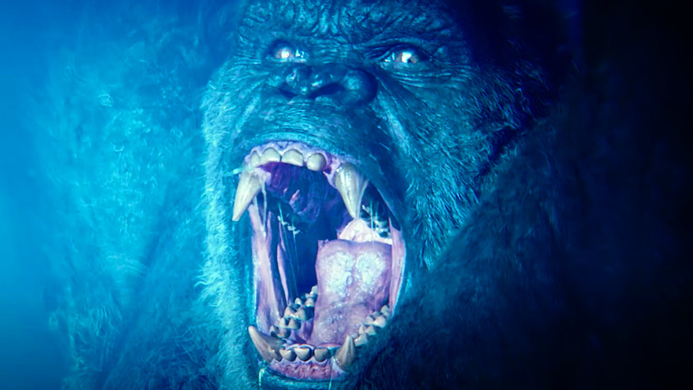 King Kong roaring in Godzilla vs. Kong trailer