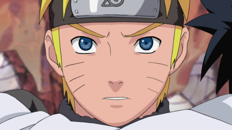 Naruto looking unease