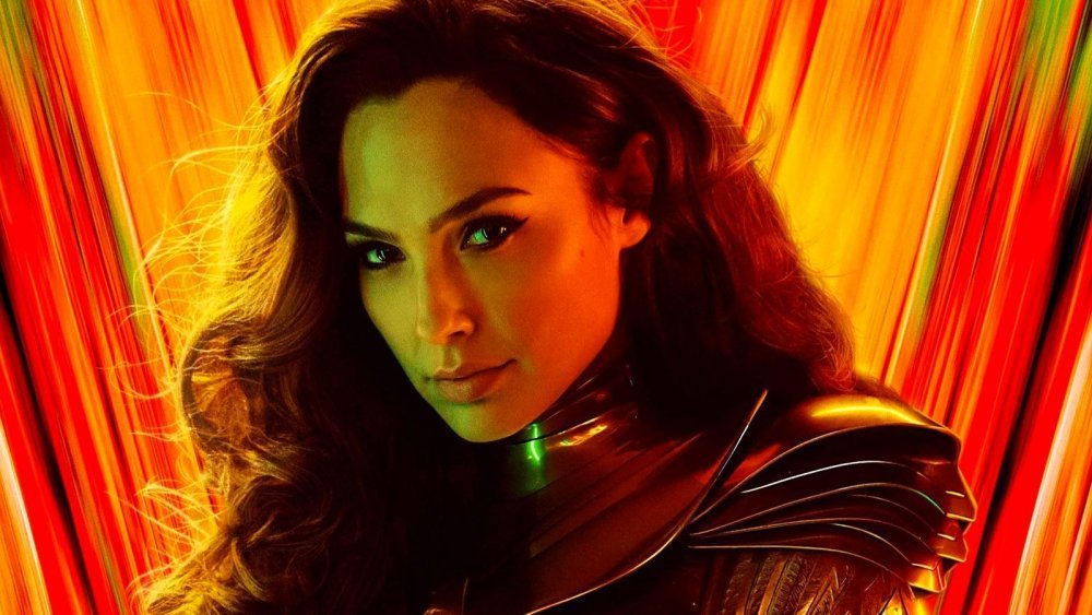 Gal Gadot in the poster for Wonder Woman 1984