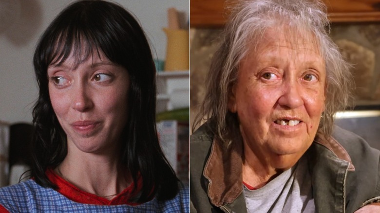 Shelley Duvall smiling then and now