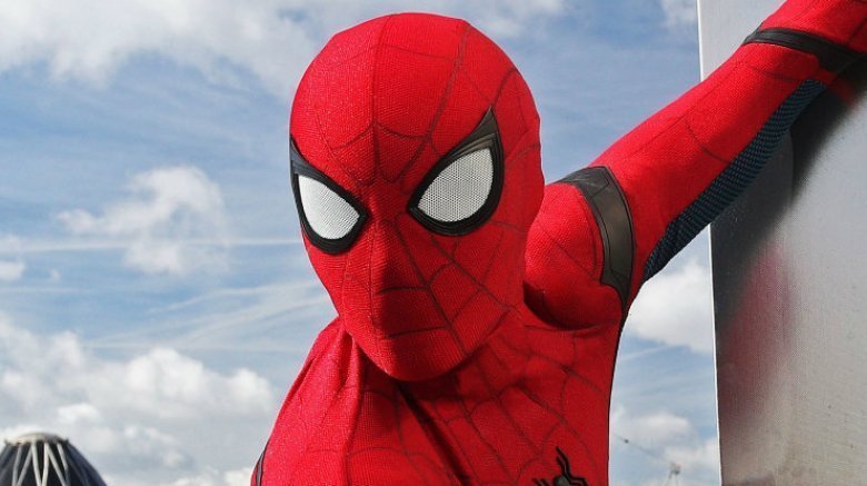 Spider-Man Far From Home up-close suit