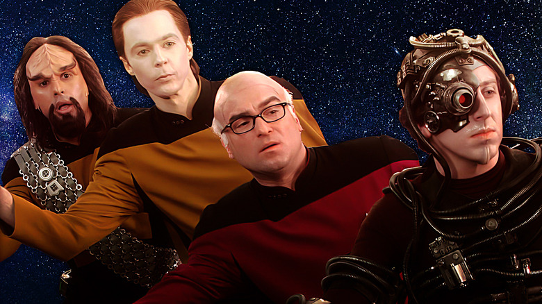 Big Bang Theory in Star Trek cosplay