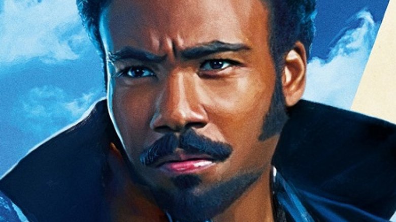 Donald Glover as Lando Calrissian in Star Wars: Solo: A Star Wars Story