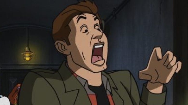 Cartoon Jensen Ackles as Dean Winchester in Scooby-Doo Supernatural crossover