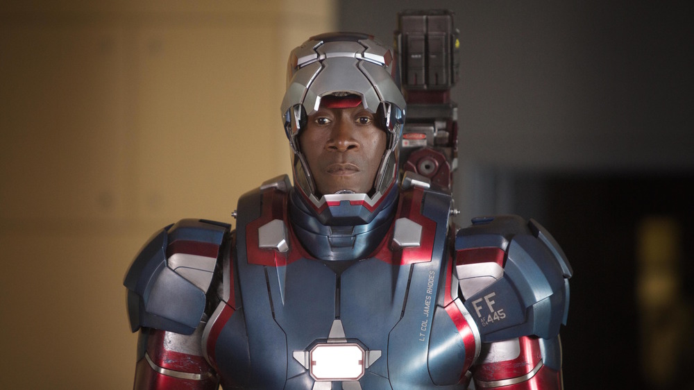 Rhodey in Iron Patriot armor