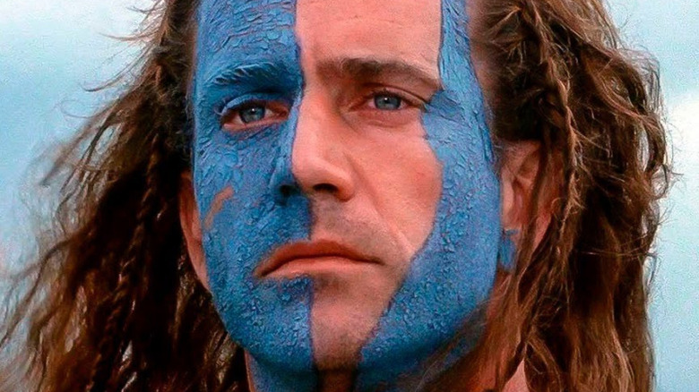 William Wallace wearing face paint