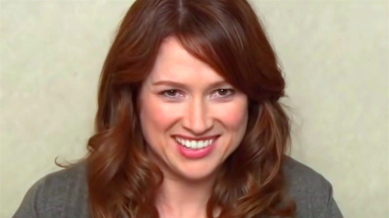 Erin Hannon smiling during interview