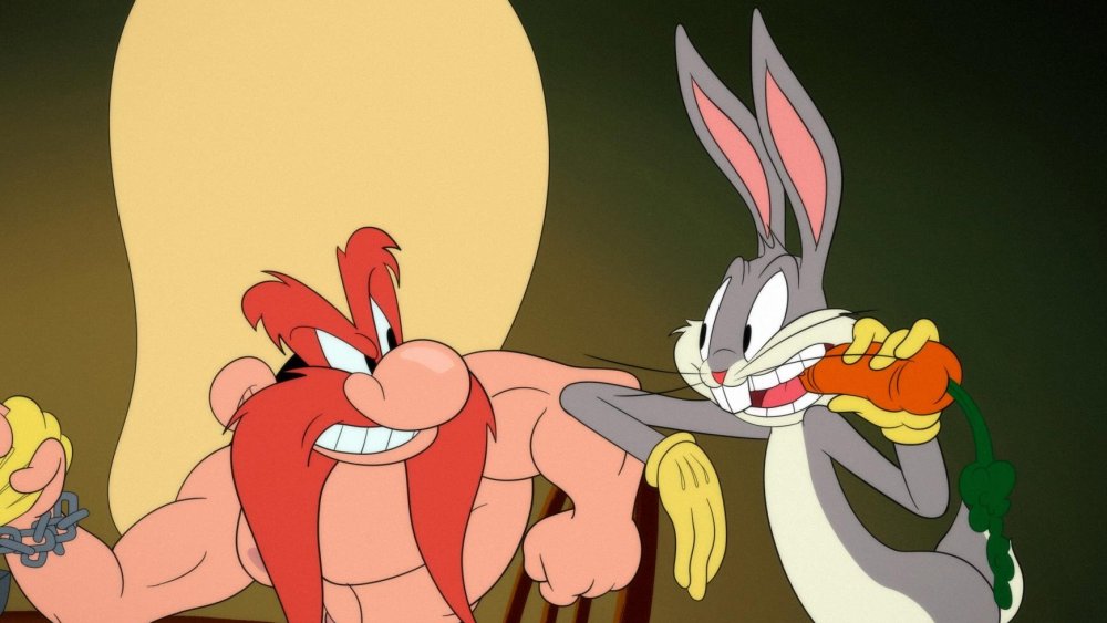 Yosemite Sam and Bugs Bunny on Looney Tunes Cartoons