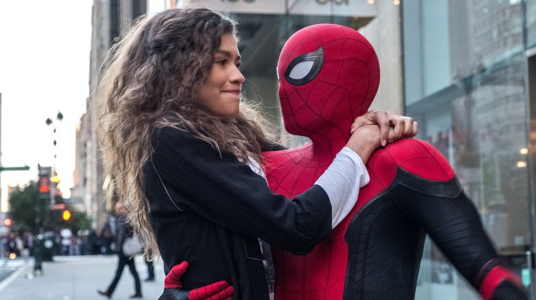 Spider-Man and MJ Spider-Man Far From Home