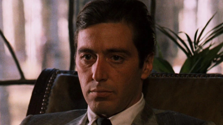 Michael Corleone looking pensive