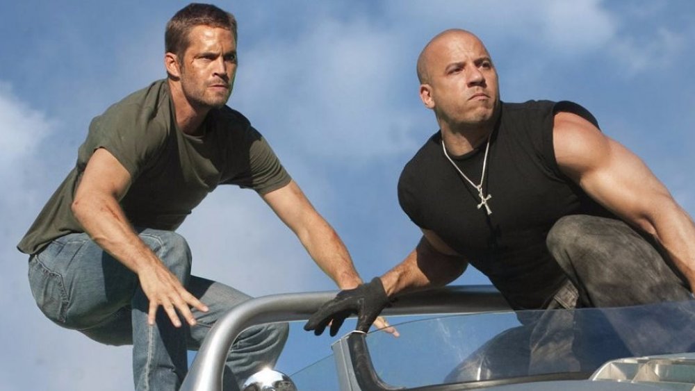 Paul Walker and Vin Diesel in Fast 7
