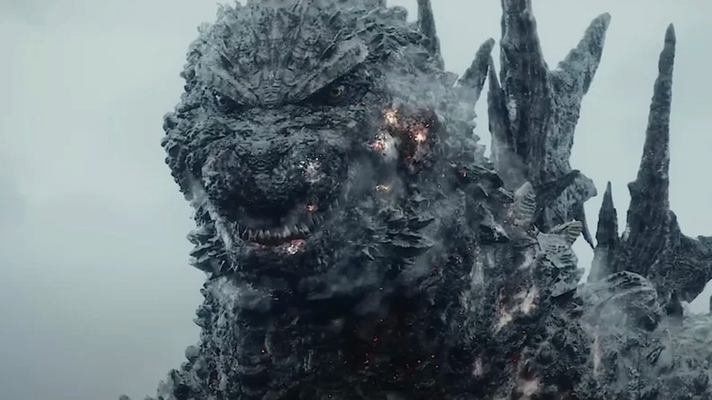 Godzilla about to attack