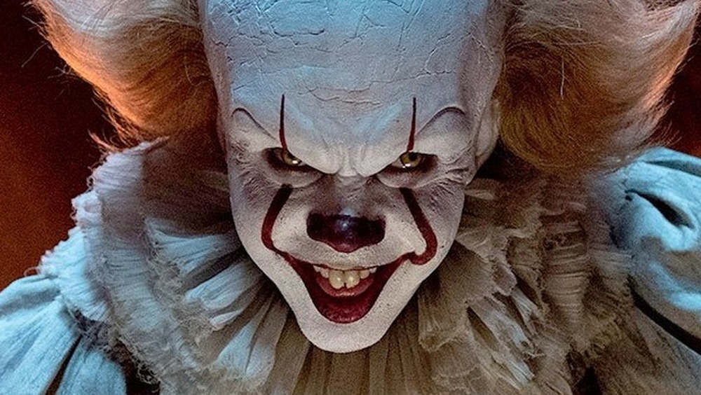 Pennywise from It grins