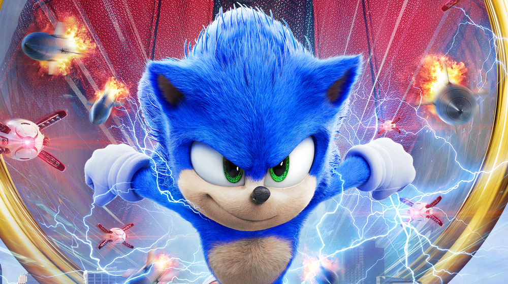 Sonic (Ben Schwartz) in Sonic the Hedgehog