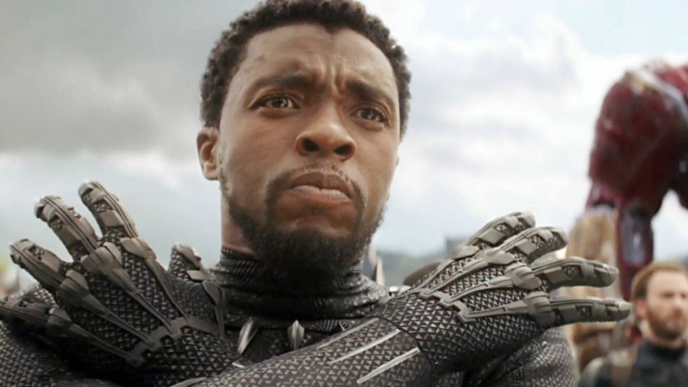 Chadwick Boseman as Black Panther in Avengers Infinity War