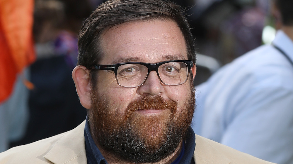 Nick Frost smiles