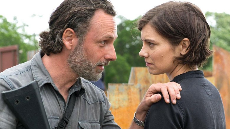 Lincoln (Rick) and Lauren (Maggie)