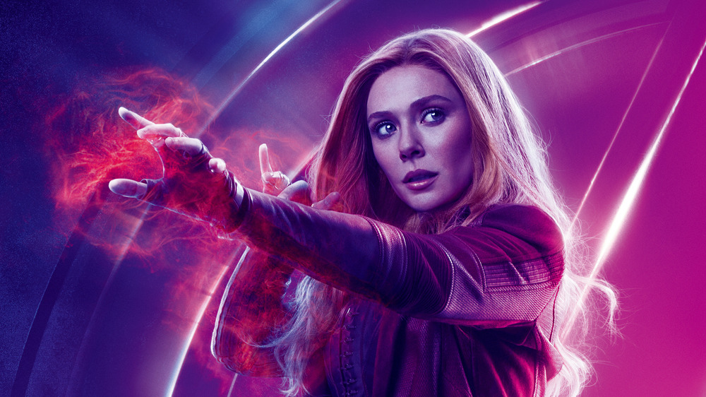 Scarlet Witch using her powers