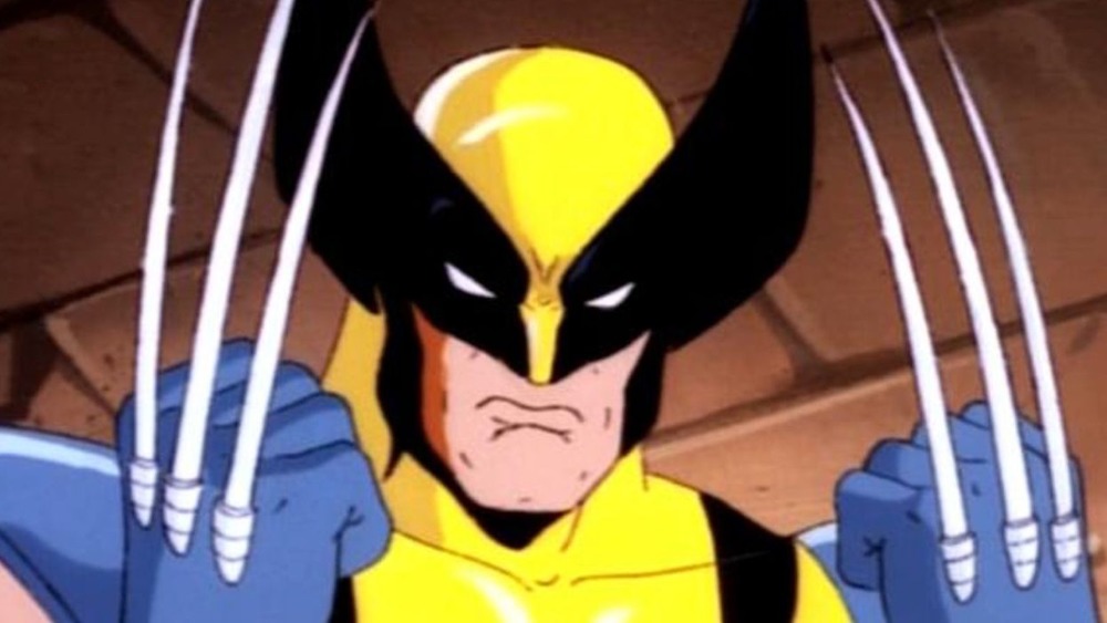 Wolverine with claws up