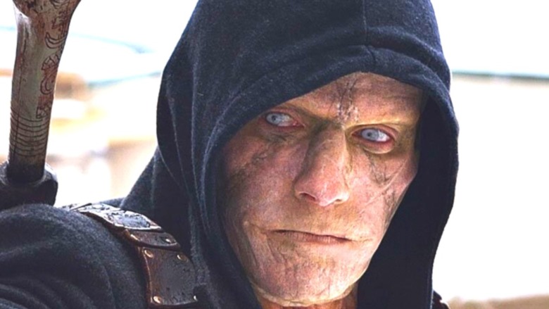 The Strain hooded vampire in close-up