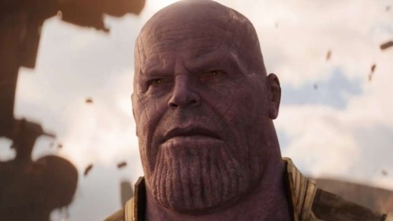 Thanos looking pensieve