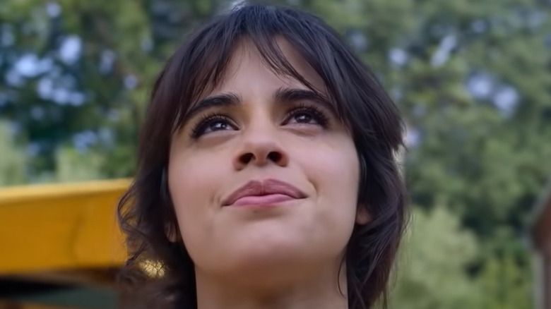 Camila Cabello as Cinderella smiling
