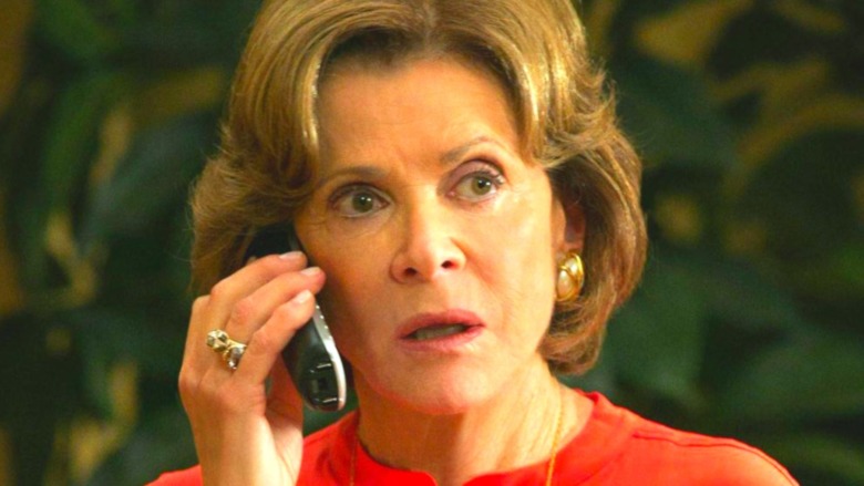 Lucille Bluth on phone